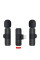 Мікрофон петличний Bluetooth K15 3в1 Android і 3.5 мм Чорний