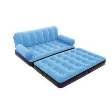 Диван надувной Bestway 67356 Multi-Max 152×188×64 см с насосом голубой