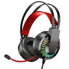 Гарнитура IMS-E1008 с RGB подсветкой и микрофоном для ПК и консолей