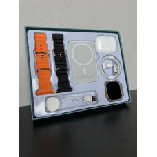 Подарочный комплект X8 Watch set 3 в 1: смарт-часы, Air Pro и Power Bank