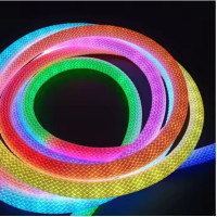 Неонова LED-стрічка-шланг 5 м, керування через Bluetooth і музичну синхронізація, USB