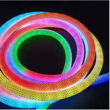 Неоновая LED лента-шланг 5 м, управление по Bluetooth и музыкальная синхронизация, USB