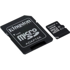 MicroSD карта 32 ГБ Class 10, UHS-I, для фото и видео Kingston