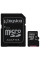 Карта MicroSD Kingston 128 ГБ Class 10 UHS-I для смартфонов, камер, планшетов и других устройств