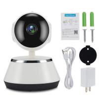 IP камера NET Q6 для дома видео няня Wi-Fi белая 720P