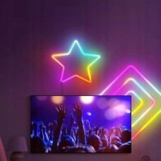 Неоновая USB LED лента 5 м RGB-IC с управлением Wi-Fi и Bluetooth через приложение