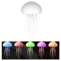 Светильник-ночник Медуза с RGB LED подсветкой и подвижными щупальцами, прикроватная