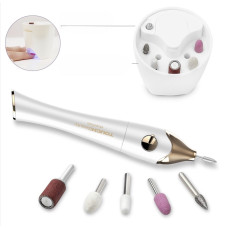 Электрическая пилочка TOUCHBeauty TB-1335, 12 предметов, УФ-сушка для маникюра и педикюра
