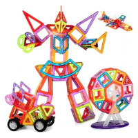 Конструктор 3D магнітний розвивальний набір Magical Magnet 98 деталей