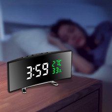 Электронные часы 6508 RuiJiao LED зеркальные настольные с функцией температуры и даты
