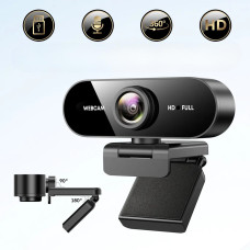 Веб камера Q8 1080p Full HD Webcam с микрофоном для стримов и звонков