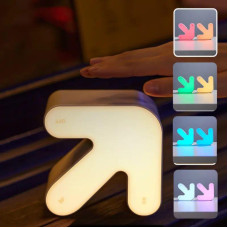 Ночник Стрелка AND 1491, светодиодный RGB Arrow, настольный LED светильник в виде стрелы, декоративное освещение
