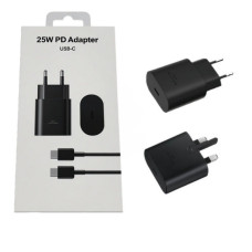 Блок питания USB-C 25W PD 2в1 адаптер быстрой зарядки