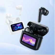 Беспроводные наушники HOCO EQ14 Cool Color True Wireless, гарнитура BT headset с сенсорным дисплеем
