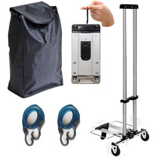 Ручная складная тележка Folding Hand Cart, портативная багажная тележка с грузоподъемностью до 25 кг