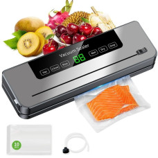 Вакууматор кухонный для продуктов с LED дисплеем упаковщик для хранения пищи