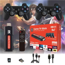 Ігрова консоль X9 Android TV 64 GB із двома контролерами для ігор