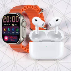 Набор RM22 смарт часы Air Pro наушники и Power Bank 3в1 белый
