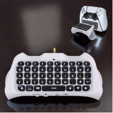 Клавиатура PS5 DualSense chatpad Bluetooth с динамиком и разъемом 3.5 мм белый
