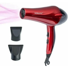 Фен SOKANY SK-2211 2400Вт ионизация насадки концентратор диффузор красный hair dryer