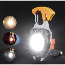 Фонарик брелок W5147 LED портативный с магнитом и карабином мини flashlight