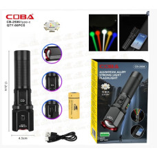 Фонарик Bailong BL CB 2506 LED ручной, портативный аккумуляторный светильник с USB
