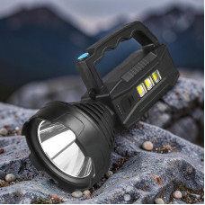 Фонарь CX-8809 LED аккумуляторный с солнечной панелью, прожектор