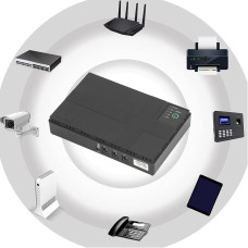 Источник бесперебойного питания UPS 10400 mAh 36W для роутера, блок резервного питания для сети