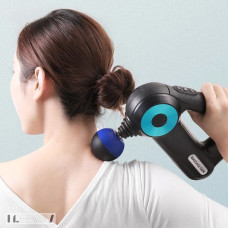 Массажер Massage Gun 12 в 1 для тела и мышц с насадками и регулировкой скорости
