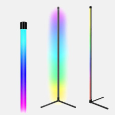 Кутова LED-лампа Corner Light RGB 120 см підлоговий світильник з пультом для декоративної підсвітки
