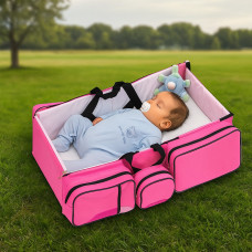 Сумка-ліжко Baby Room для новонароджених, дорожнє перенесення трансформер із розкладною люлькою 0-12 місяців, синя