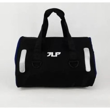 Спортивна дорожня сумка JLP 39×38×23 см із синіми вставками містка сумка для спорту та подорожей