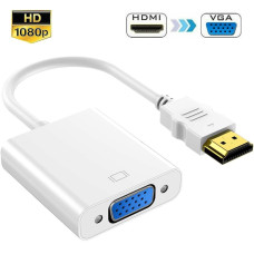 Конвертер HDMI VGA STLab U-990 Pro адаптер перехідник для монітора та проєктора Full HD 1080p