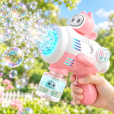 Машинка для мильних бульбашок Bubble Maker автоматична з підсвіткою