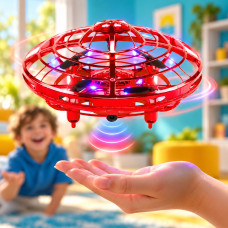 Літаюча іграшка UFO з LED-підсвічуванням, керуванням рукою та захистом від зіткнень