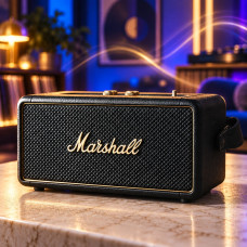 Портативна Bluetooth колонка Marshall Middleton 60 Вт IP67 Bluetooth 5.1 AUX акумуляторна чорна