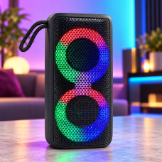 Портативна Bluetooth колонка MB-041 9150 10 Вт з LED-підсвіткою USB Type-C акумулятор 1200 мА·год
